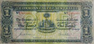 أول باوند استرالي اصدار 1918 - العملات القديمة الثمينة
