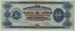 عملة استرالية ورقية قديمة اصدار 1913 - العملات القديمة الثمينة